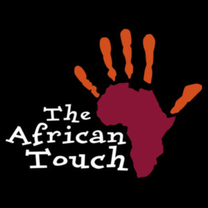 The African Touch - Womens Bevel V-Neck Tee Design